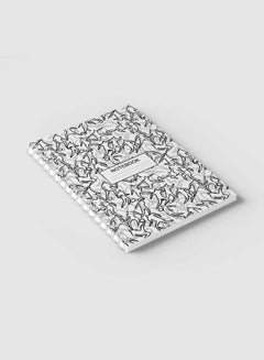 LOWHA Spiral Notebook White/Black/Grey  - Image 2