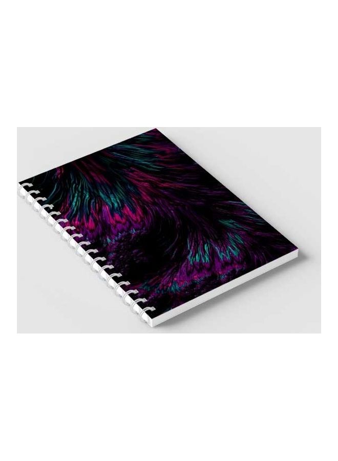 LOWHA Spiral Notebook For School Or Business Note Taking with 60 Sheets Mix Colorful Rock Texture Multicolour - Image 2