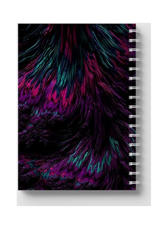 LOWHA Spiral Notebook For School Or Business Note Taking with 60 Sheets Mix Colorful Rock Texture Multicolour - Image 5