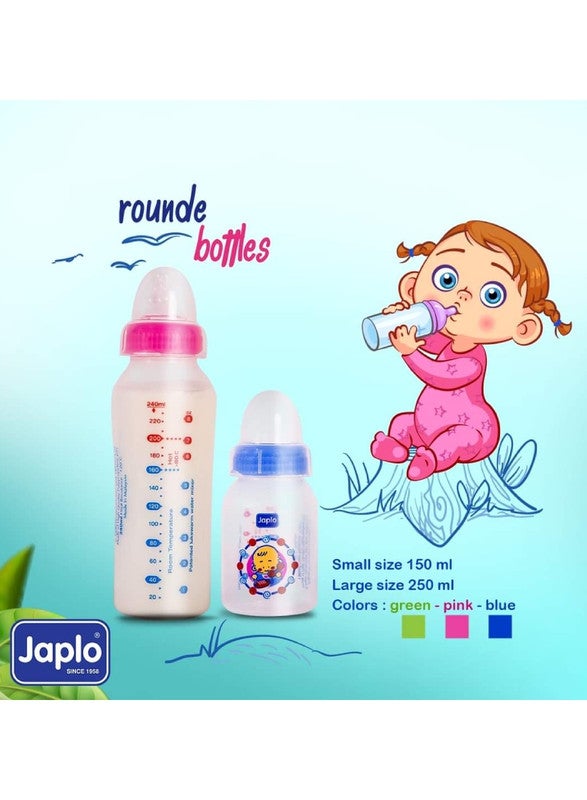 Streamline baby feeding Bottle with Anti-colic nipple & Lukewarm water mixer size 140 ml (card)