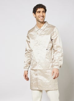 Nike NSW Long Coaches Jacket Cream  - Image 1