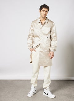 Nike NSW Long Coaches Jacket Cream  - Image 2
