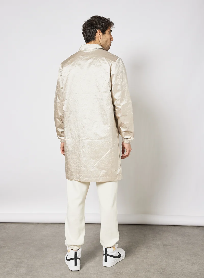 Nike NSW Long Coaches Jacket Cream