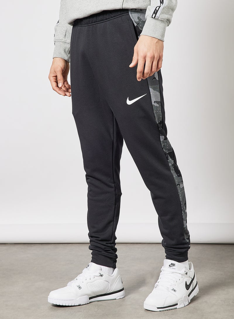 نايكي Dri-FIT Tapered Camo Panel Training Sweatpants Black - Image 1