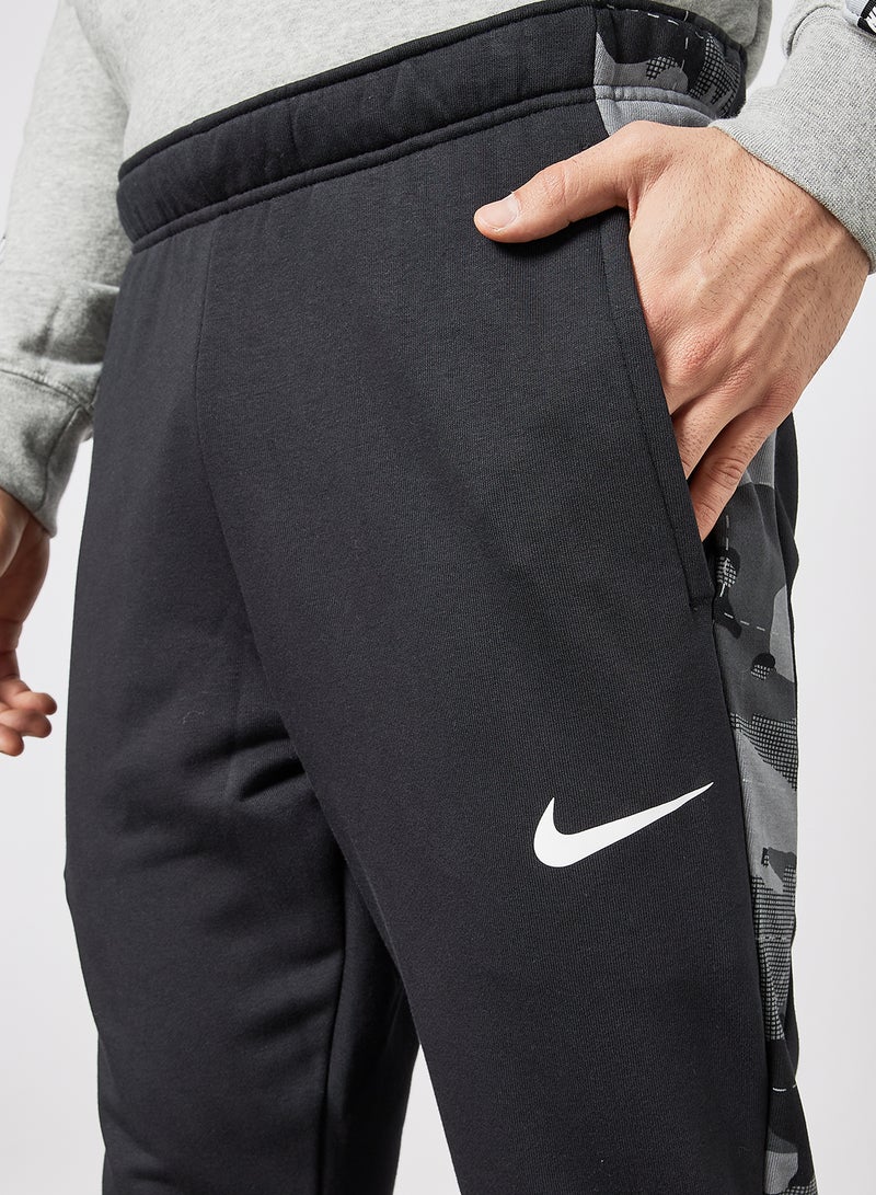 نايكي Dri-FIT Tapered Camo Panel Training Sweatpants Black - Image 3