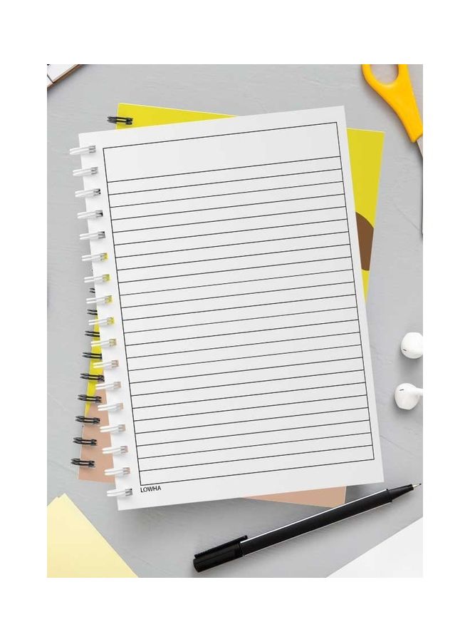 LOWHA Spiral Notebook For School Or Business Note Taking with 60 Sheets Cartoon Dog And Dragonfly Multicolour - Image 3