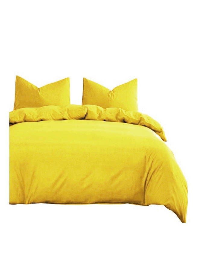 snooze Quilt Cover Fabric Shiny yellow 220x240cm