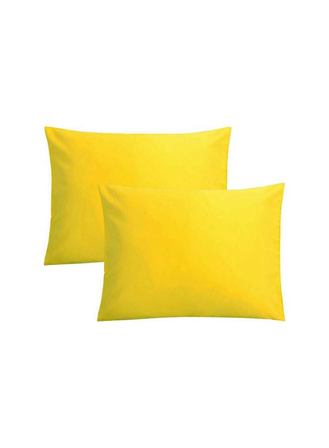 Pillowcases Fabric Shiny yellow 50x70cm