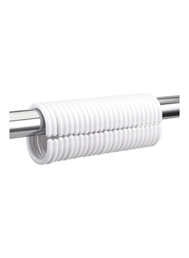 Generic - 24-Piece Curtain Hooks White 15 x 5cm - Image 1