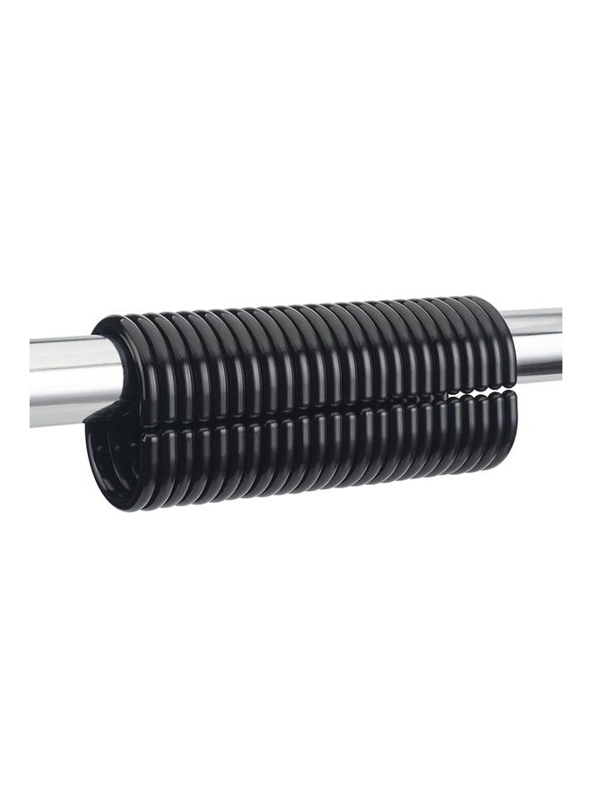 خطافات ستائر من 24 قطعة أسود 15 x 5سم  - Image 2