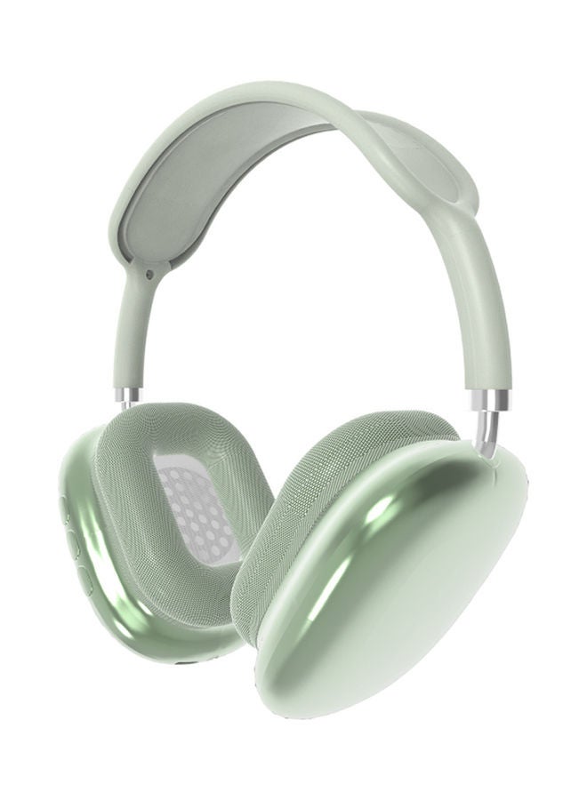 Black Tiger - Headphone Wireless P9 , With cable Aux , Micro usb Light Green - Image 1