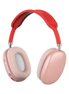 Headphone Wireless P9 , With Hidden Mic Red/Pink