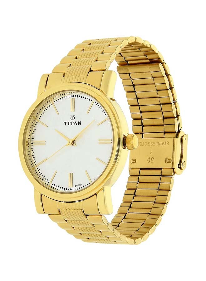 TITAN Men's Water Resistant Stainless Steel Analog Watch 1712YM01  - Image 2