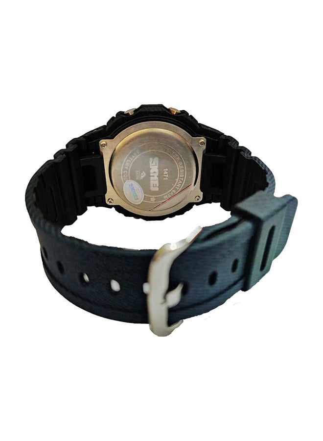SKMEI Men's Water Resistant Digital Watch 1471 - 50 mm - Blue  - Image 4