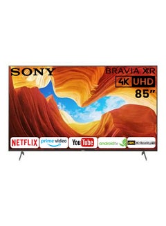 85-Inch Smart Android Full Array LED 4K HDR X90H Series KD85X9000H Black