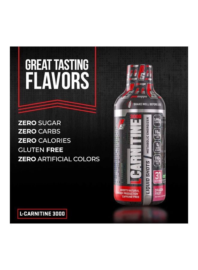 ProSupps Ps L-carnitine 3000 Liquid Shots 31 Servings Green Apple 473ml - Image 5
