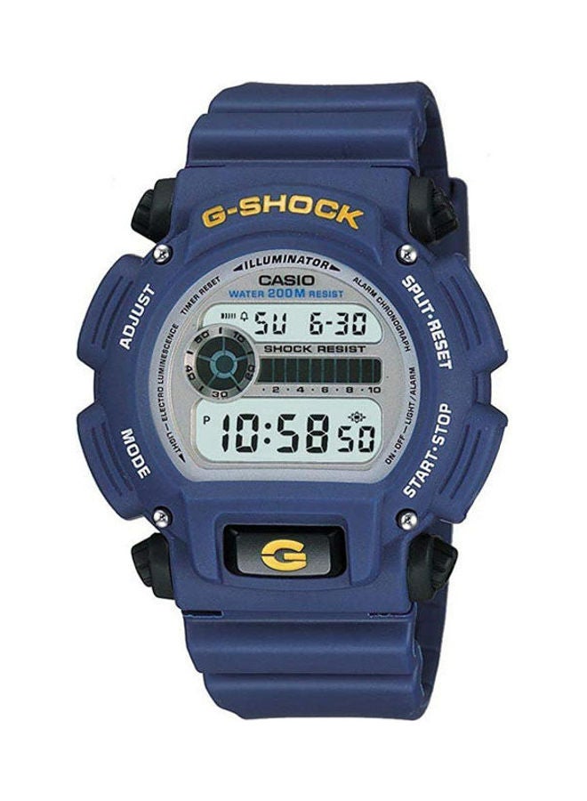 كاسيو Men's Silicone Digital Buckle Watch  DW-9052-2V G - Image 1