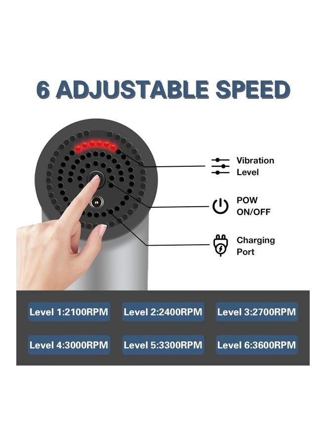 Arabest Portable Handheld Massage Gun Deep Tissue  Electric Muscle Massager - Image 2