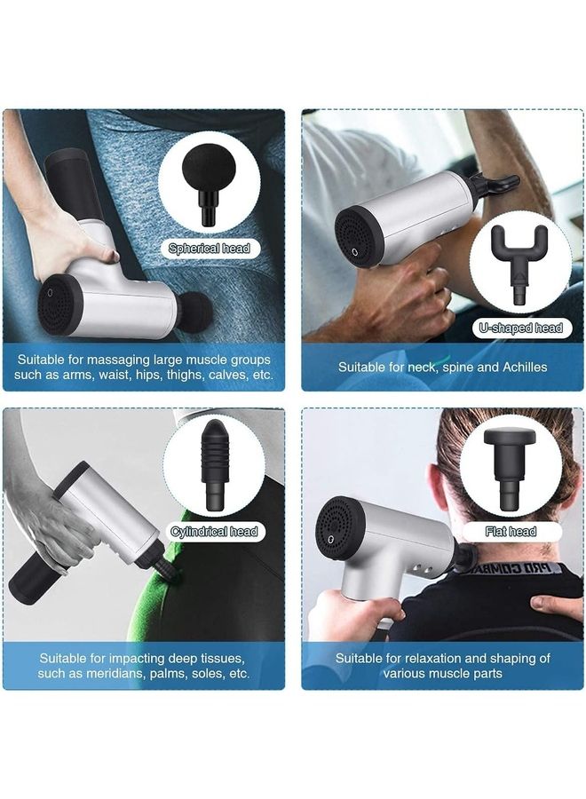 Arabest Portable Handheld Massage Gun Deep Tissue  Electric Muscle Massager - Image 5