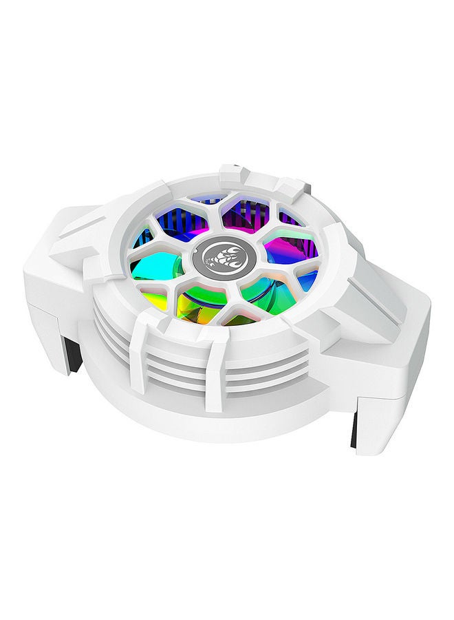 HXSJ Portable Mobile Phone Heat Dissipation White  - Image 2