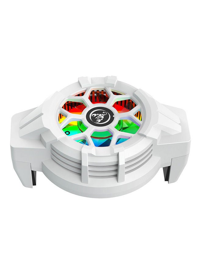 HXSJ Portable Mobile Phone Heat Dissipation White  - Image 3