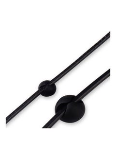 Generic 9-Piece Of Multi-Purpose Desktop Wire Organizers Black 2.8cm  - Image 5