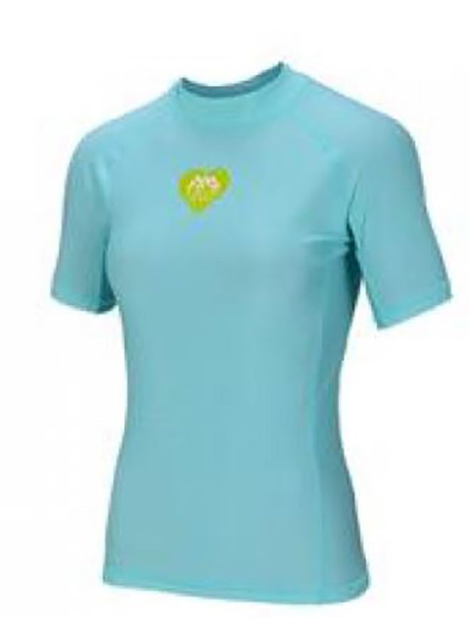 ALLUV-Women's Rashguard SS (Blue) Large - v1637214156/N29412034A_1