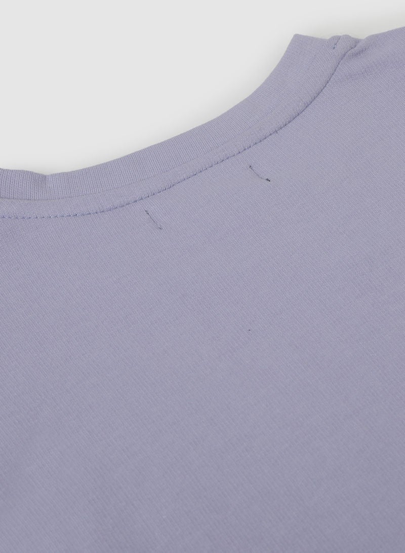 Aila - Girls Colourblock Cotton Sweatshirt Grey - Image 1