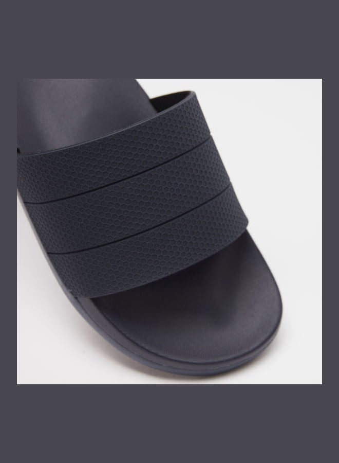 Men's Textured Slides Blue - v1637218839/N51907247V_5