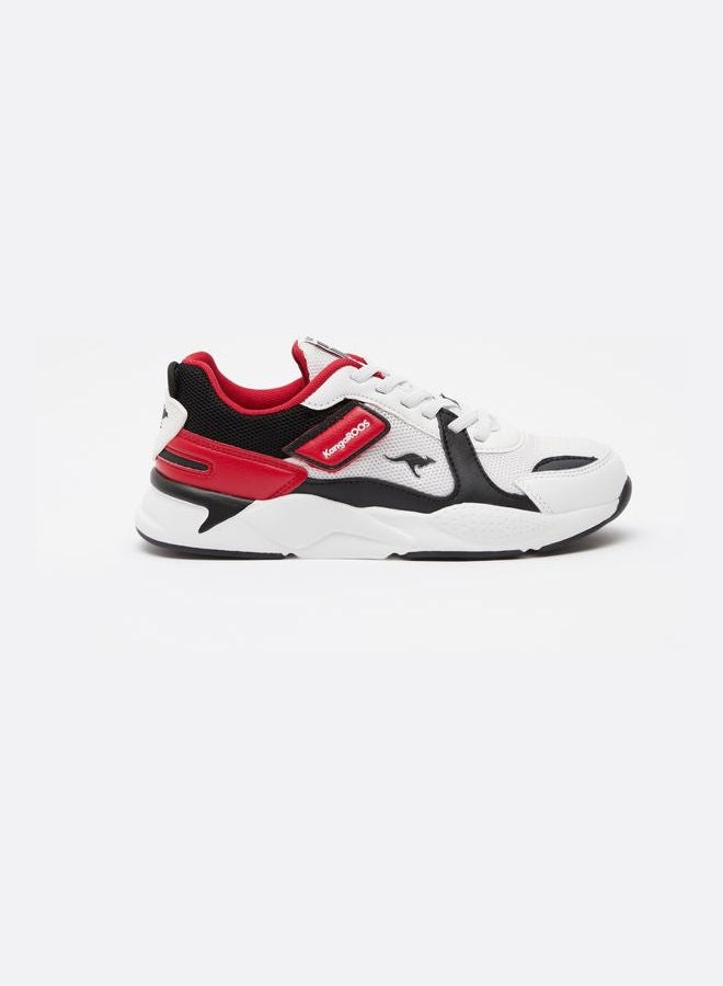 kangaROOS Boys Lace-Up Sneakers - Rave 1 White  - Image 2