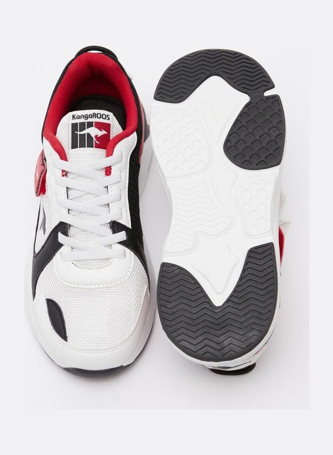 kangaROOS Boys Lace-Up Sneakers - Rave 1 White  - Image 4