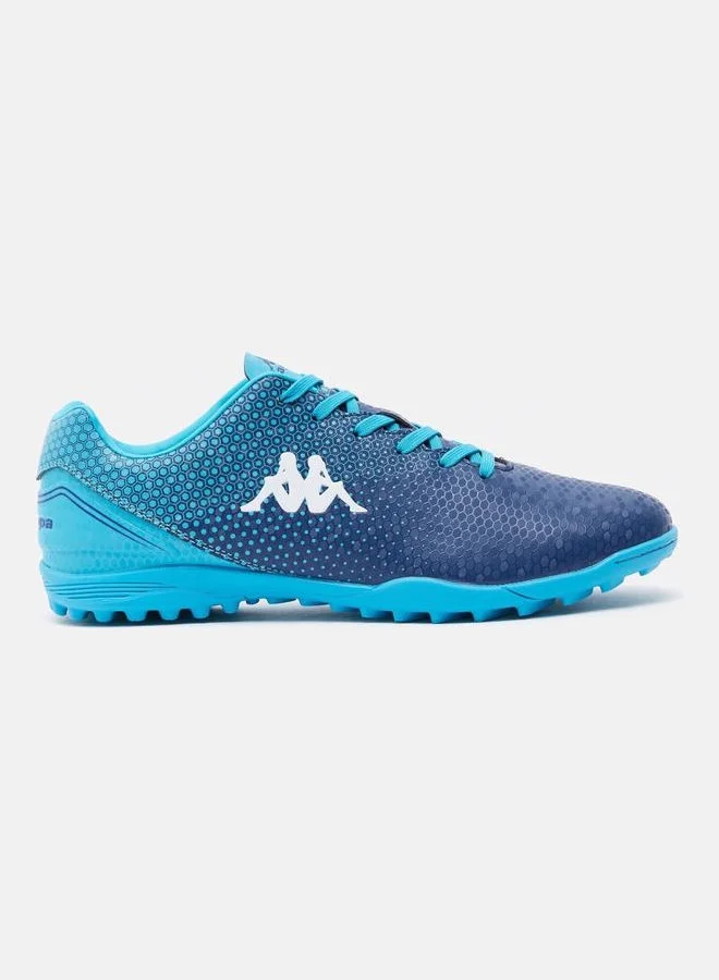 Kappa Men's Printed Lace-Up Football Shoes Blue