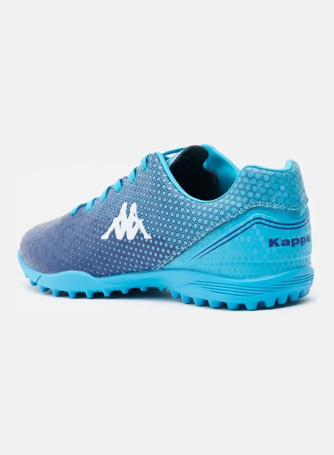Kappa Men's Printed Lace-Up Football Shoes Blue