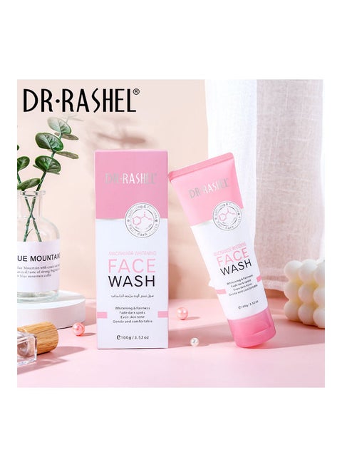 Niacinamide Whitening Fade Dark Spots Face Wash Pink and White 100grams