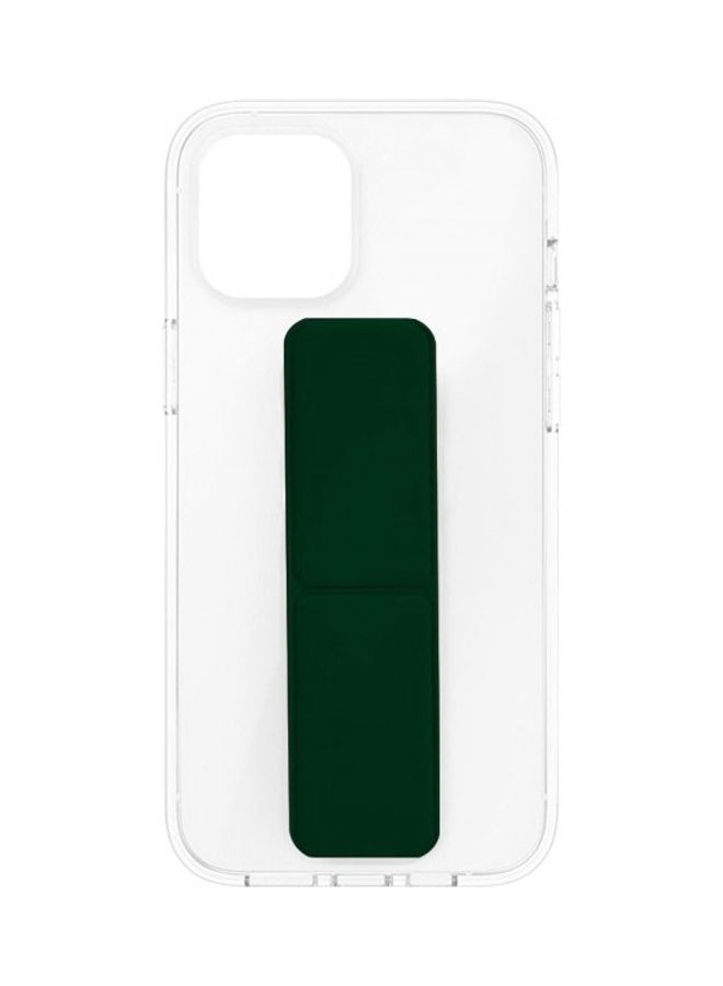 MARGOUN Protective Hand Grip Finger Strap Stand Case Cover for iphone 13 Green/Clear - Image 2