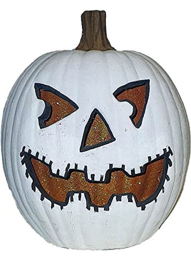 Generic - Halloween Pumpkin Decoration Home, Scary White-Black 50cm - Image 1