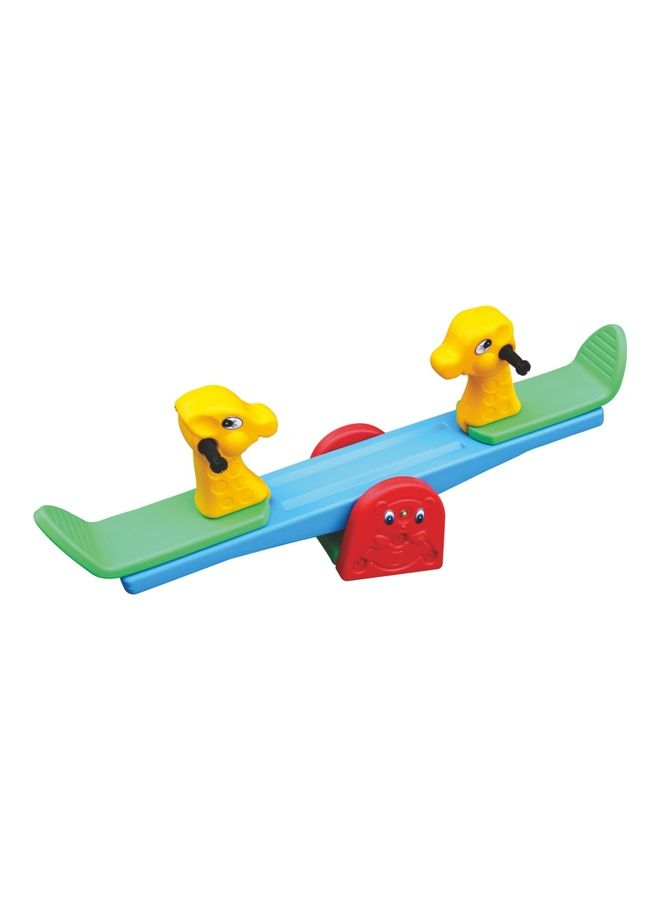 RBWTOYS Indoor/Outdoor Rocking Deer Edition Long Seesaw Playset 125cm 