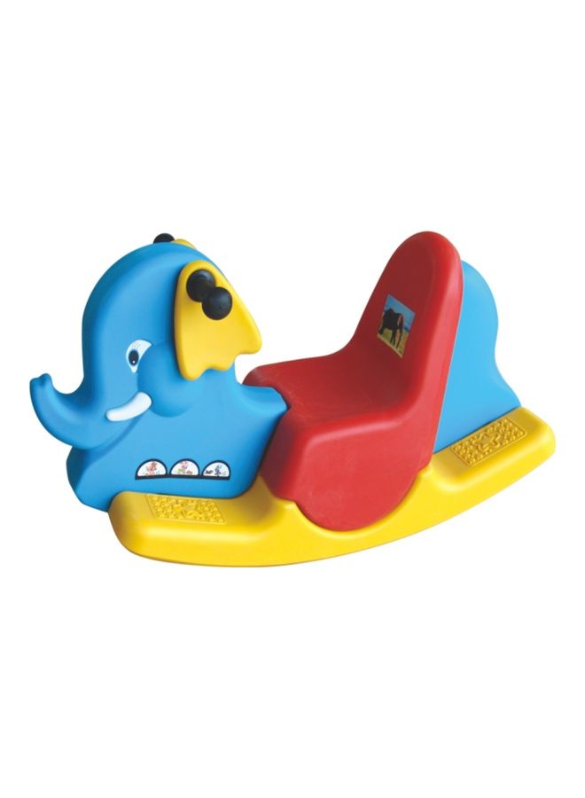 Indoor Outdoor Rocking  Colourful Elephant Edition Seesaw Playset  RW-16367 85 x 30 x 44cm - v1637223661/N51912861A_1