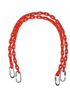 Heavy Duty Coloured Chain Set with Metal Hooks Playset For Kids 1.2meter