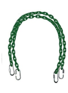 Heavy Duty Coloured Chain Set with Metal Hooks Playset For Kids 1.2meter