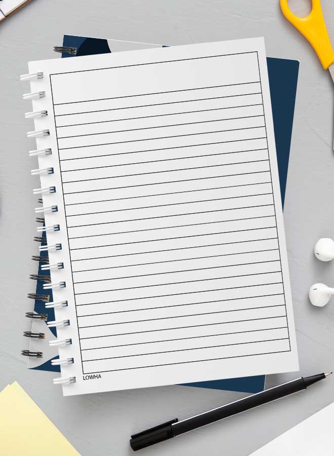LOWHA - Spiral Notebook Multicolour - Image 1