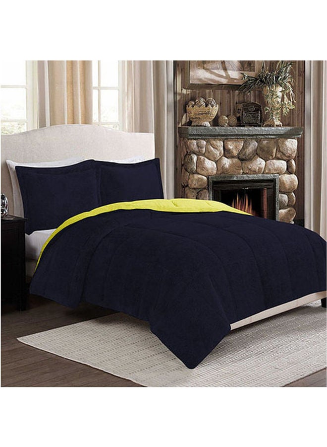 سنوز 3 قطع من لحاف بطانيات بوجهين مختلط 220x230سم