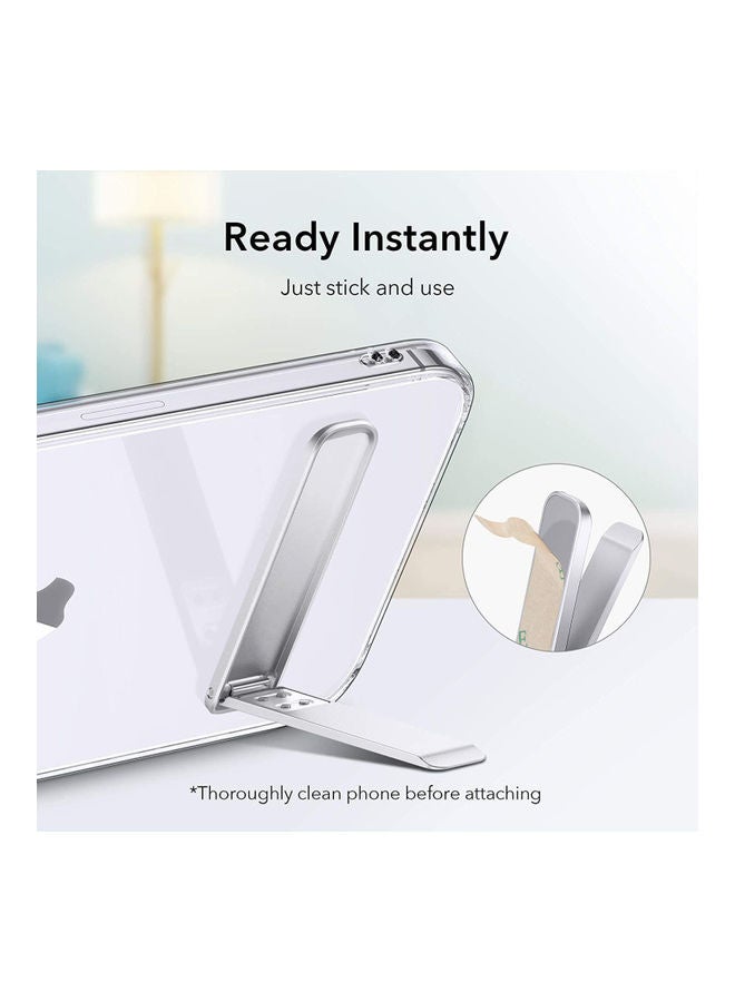 Rock Pow Phone Kickstand Adjustable Angle Silver  - Image 2