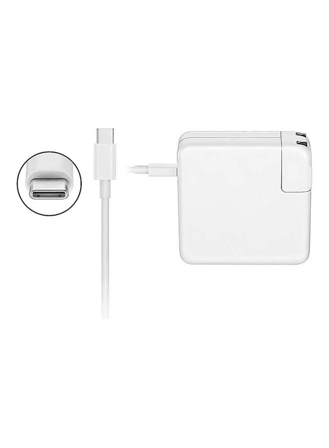2-Piece Type-C Fast Charging Cord White