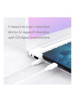 Rock Pow 3-Piece Fast Charging Cord USB C To USB C Cable 60W 3A White  - Image 4