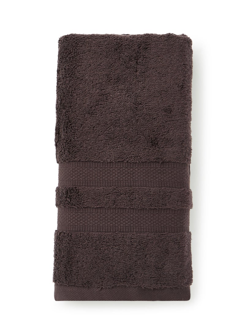 وايت روز - Towel Extra Observant Quick Dry Hand  Dark Brown 50X90cm Dark Brown 50X90cm - Image 1