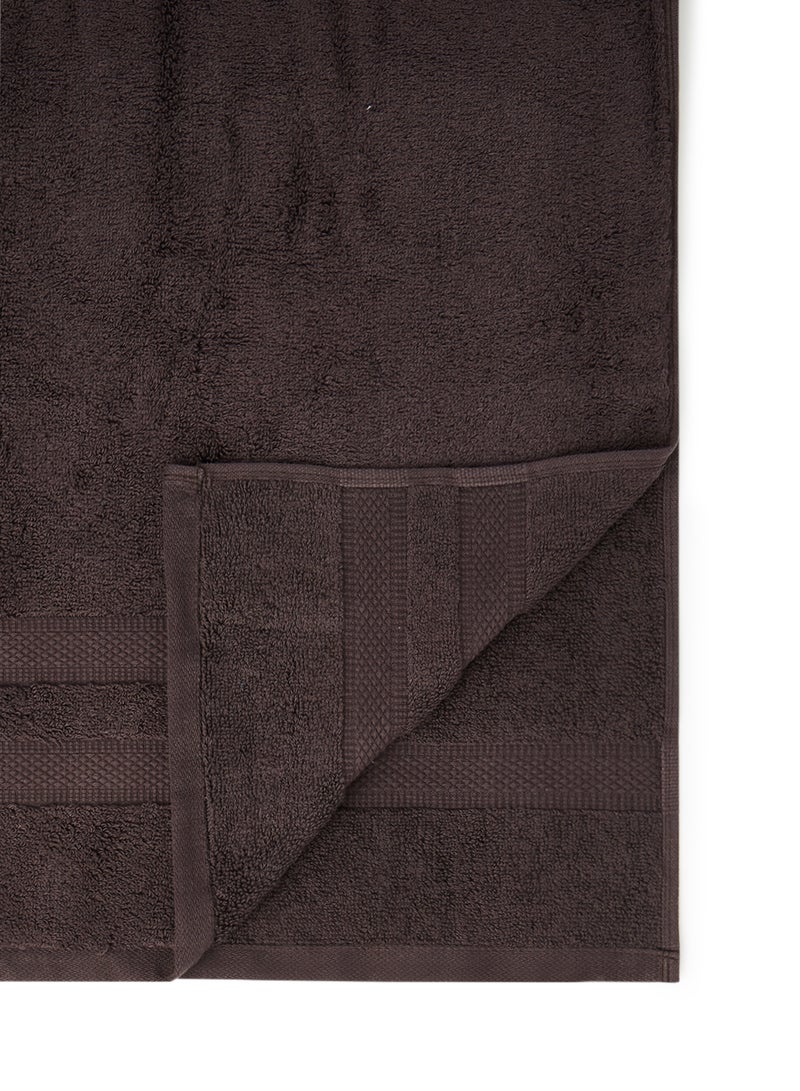 وايت روز - Towel Extra Observant Quick Dry Hand  Dark Brown 50X90cm Dark Brown 50X90cm - Image 1