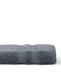 وايت روز Towel 100% Cotton Zero Twist 500 Gsm Extra Softner Hand  Grey 50x90cm Grey 50x90cm  - Image 3