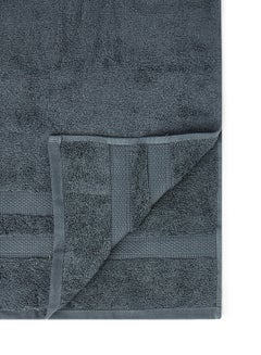 وايت روز Towel 100% Cotton Zero Twist 500 Gsm Extra Softner Hand  Grey 50x90cm Grey 50x90cm  - Image 4