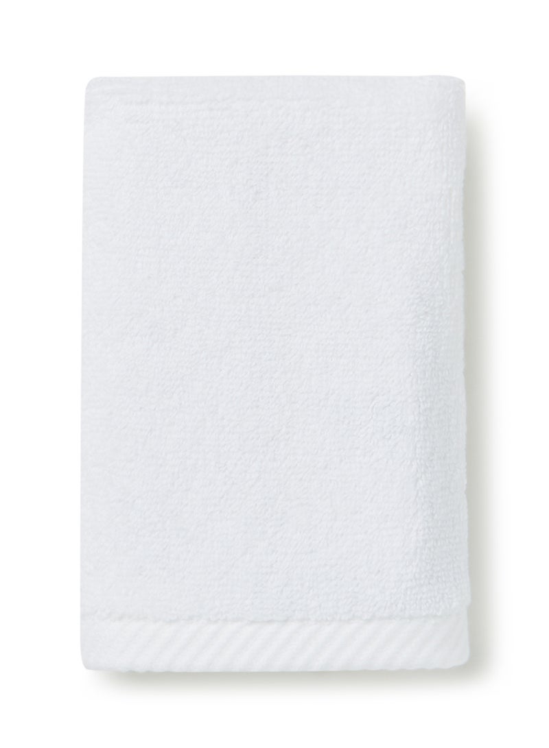 White Rose 12-Piece Hotel Collection Wash Towel White 33x33cm  - Image 1